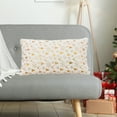 thumbnail image 6 of Btomtd 19.6x11.8 in Stamped Plush Christmas Pillow Cover Decorative Pillowcase for Living Room Sofa Bed Cushion Cover Bedroom Window Pillow Case Holiday, White, 6 of 6