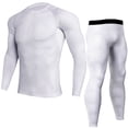 thumbnail image 1 of Tracksuit Sets For Men 2 Piece Workout Outfits Men's Leisure Sports Fitness Clothing Cycling Clothing Basketball Clothing Two-piece Quick-drying Long-sleeved Trousers, 1 of 3