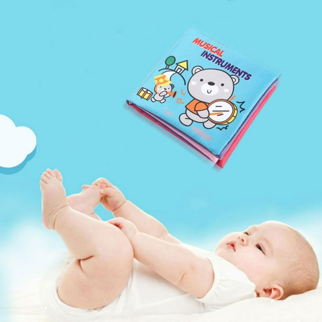 Libros de tela suave Hugo Juguetes pa bebés primeros libros blandos