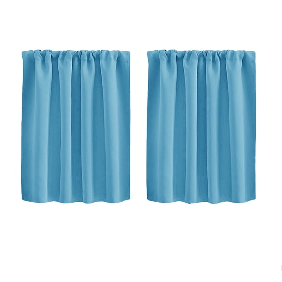 Cortinas lisas para sala de estar, cocina, separador de ambientes, cortinas opacas para el hogar, tela de fácil cuidado para baño, dormitorio, paneles decorativos para ventanas para mayor privacidad