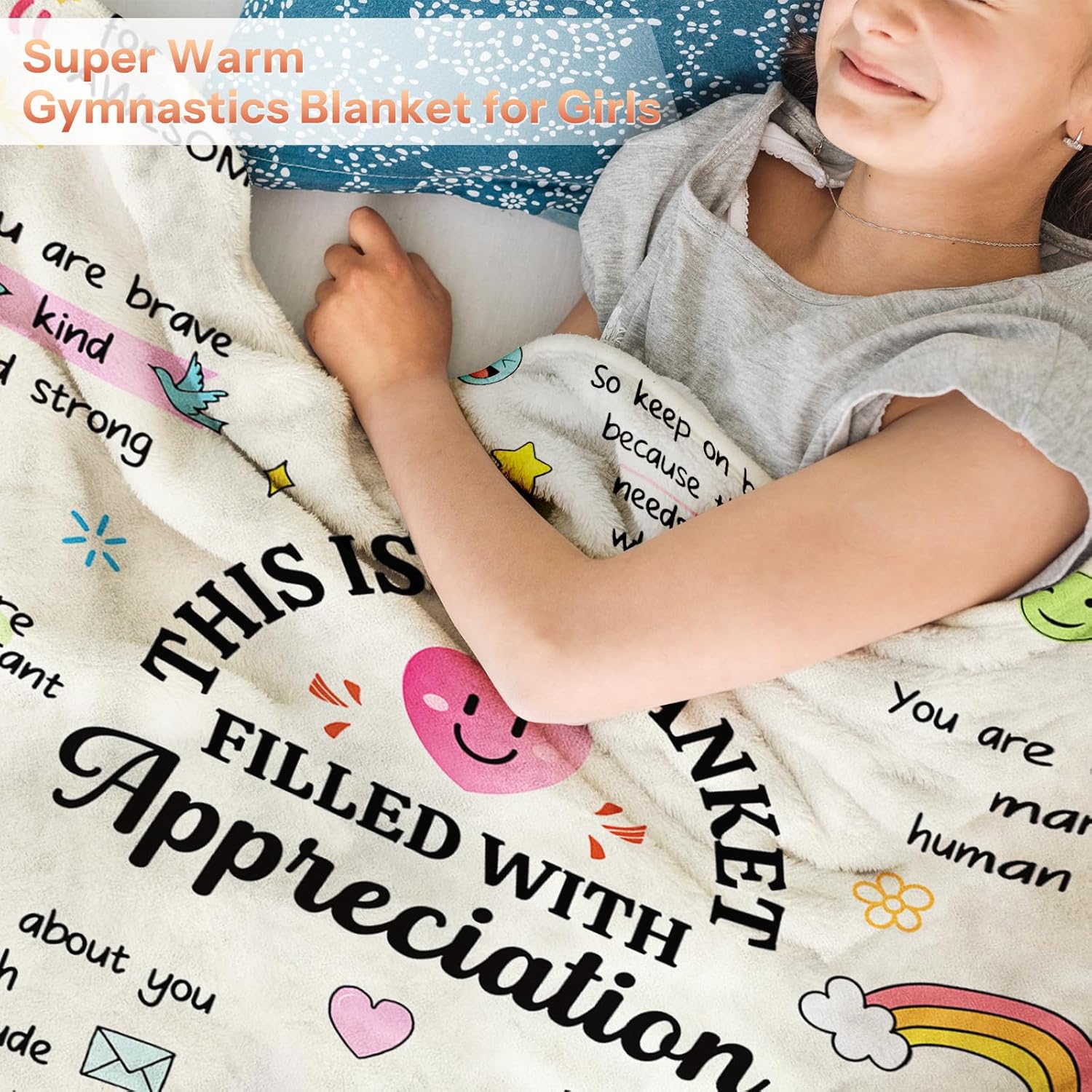 Thank You Gifts Blanket for Women, Appreciation Blanket for Women-Soft Flannel Throw Blanket, Farewell Gifts for Coworkers, Gift for Friends Teacher Employee Nurse Birthday Christmas 60×50 in