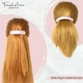 thumbnail image 6 of French Amie Curved Oblong Large Celluloid Handmade Hair Barrette for Women, 6 of 46