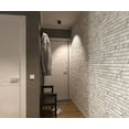 thumbnail image 2 of Dundee Deco's White Grey Faux Stone PVC 3D Wall Panel, 3.2 ft X 2.1 ft (99cm X 65cm), Pack of 5, Interior Design Wall Paneling Decor, Total Coverage 34.5 sq. ft. (3.2 sq. m), 2 of 4