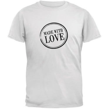 T-Shirt Blanc pour Jeunes - Fait avec Amour