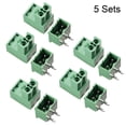 thumbnail image 2 of Unique Bargains 2-Pin 5.08mm Pitch Right Angle PCB Screw Terminal Block Connector 5Sets, 2 of 6