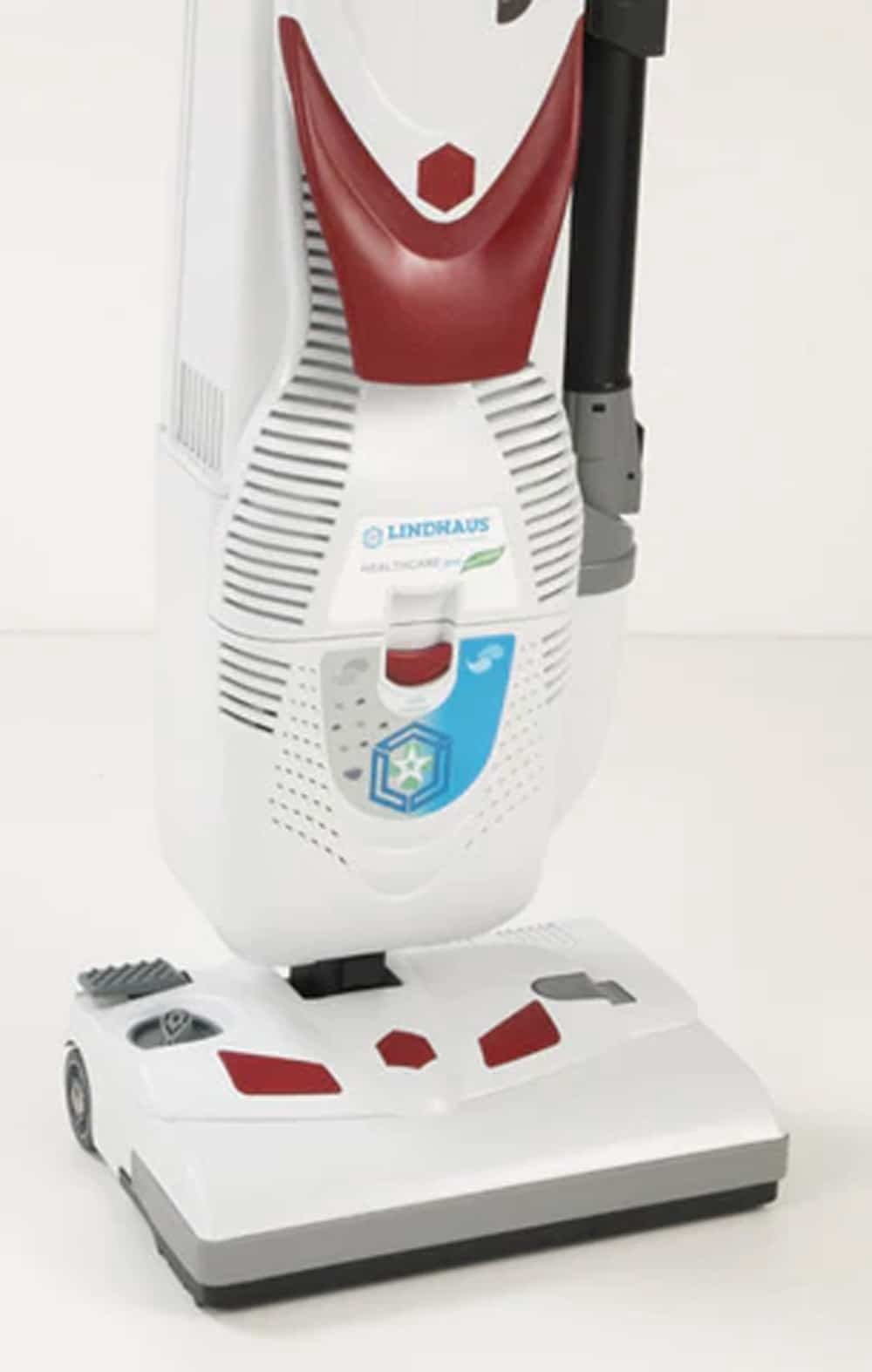 Lindhaus 14" Healthcare Pro Eco Force, Dual Motor Upright Vacuum Cleaner