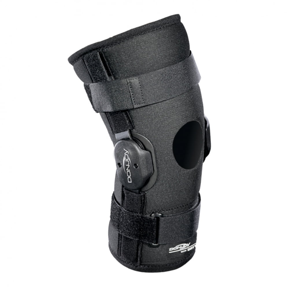 DonJoy Drytex Hinged Knee Brace Sleeve, For Moderate Medial/Lateral ...