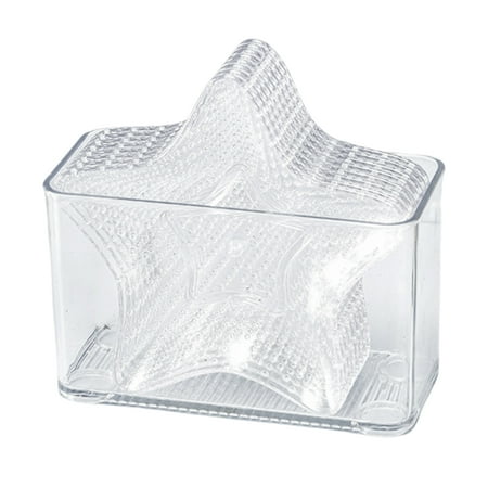 

Small Appetizer Plates Transparent Starfish / Shell Shape Trays Set With Holder Stand for