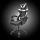 thumbnail image 4 of Silla Gamer Ergonómica Giratoria con Ángulo de Inclinación Máxima de 155 Grados Soporta hasta 110 Kilos Lumax Color Blanco con Negro, 4 of 8