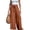 Light Brown_DB02, variant on Palazzo Pants for Women Smocked Waist Boho Western Flowy Wide Leg Pant Casual Summer Solid Trouser with Pockets Light Brown S
