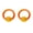 Orange, variant on Acrylic Captive Rings - 6 Colors - 4 Sizes - Sold as Pairs