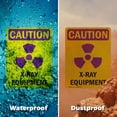 thumbnail image 6 of (2 Pack) X-Ray Equipment With Symbol OSHA Caution Radiation Sign 10 Inch X 14 Inch Plastic Sign, Weather Resistant, UV Protected for Workplace, Business, and Construction Site, Made in, 6 of 8