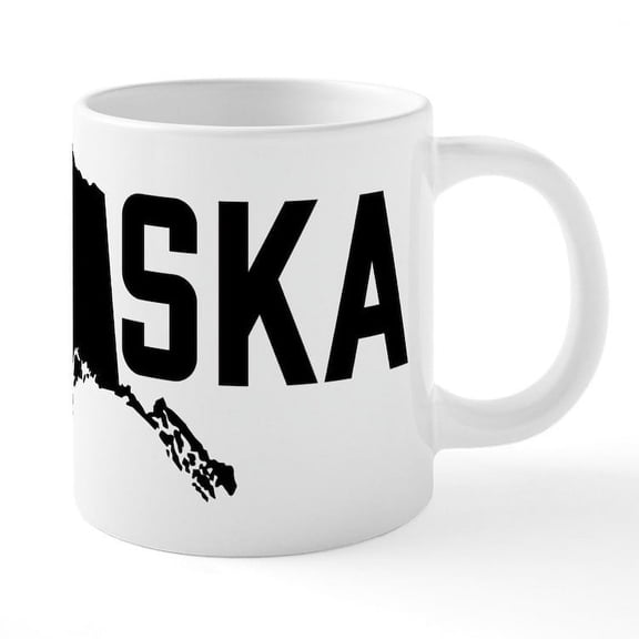 CafePress - Alaska - 20 Oz White Ceramic Mega Mug