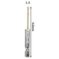 thumbnail image 2 of 1 Pcs HSS High Speed Steel Titanium Coated Drill Bit 1/4 Hex Shank 1.5mm, 2 of 9