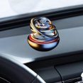 thumbnail image 4 of Ambientador de aire solar para coche Rotación automática compacta para adorno interior de coche BLESIY Ambientador de coche, 4 of 6