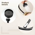 thumbnail image 5 of Shampoo Bowl Hose and Sprayer for Salon Sink, 48.8 Inches PVC Replacement Hose, Brass Connector, Black Rubber Sprayer, Ideal for Hair Salons, Barbershops, and SPAs, 5 of 5