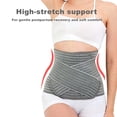 thumbnail image 2 of Sunveno Ceinture de Soutien Post-Partum pour la Récupération, Enveloppe Abdominale, Ceinture de Récupération Post-Partum, Gris, P/M, 2 of 8