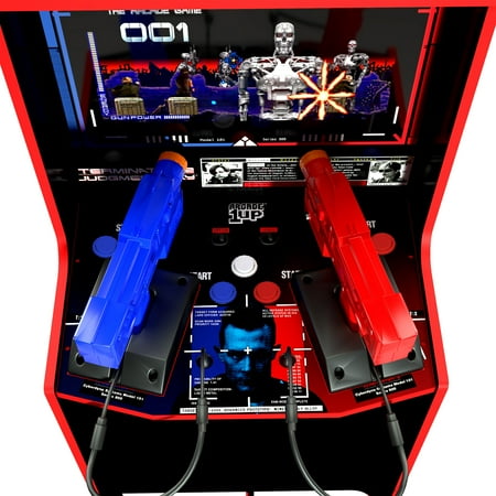 Arcade1UP Terminator 2 Judgment Day Arcade with Riser and Lit Marquee