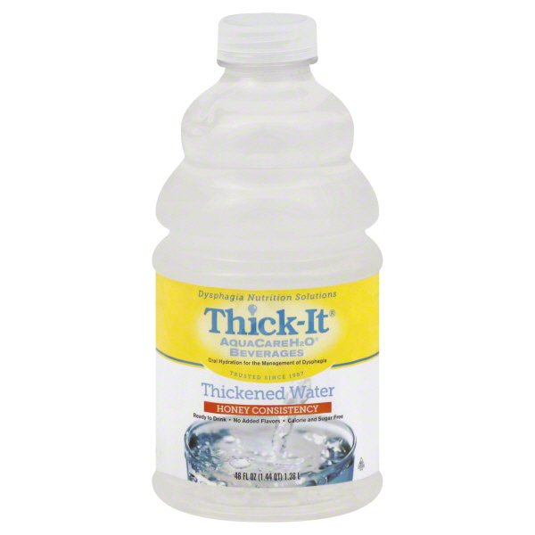 Thick It Thickened Beverage Water Honey Zero Calorie Gluten Free, 46oz