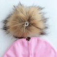 thumbnail image 4 of Gorro de algodón con pompón para bebé recién nacido, complementos para fotos, complementos para gorro de bebé pequeño, 4 of 4