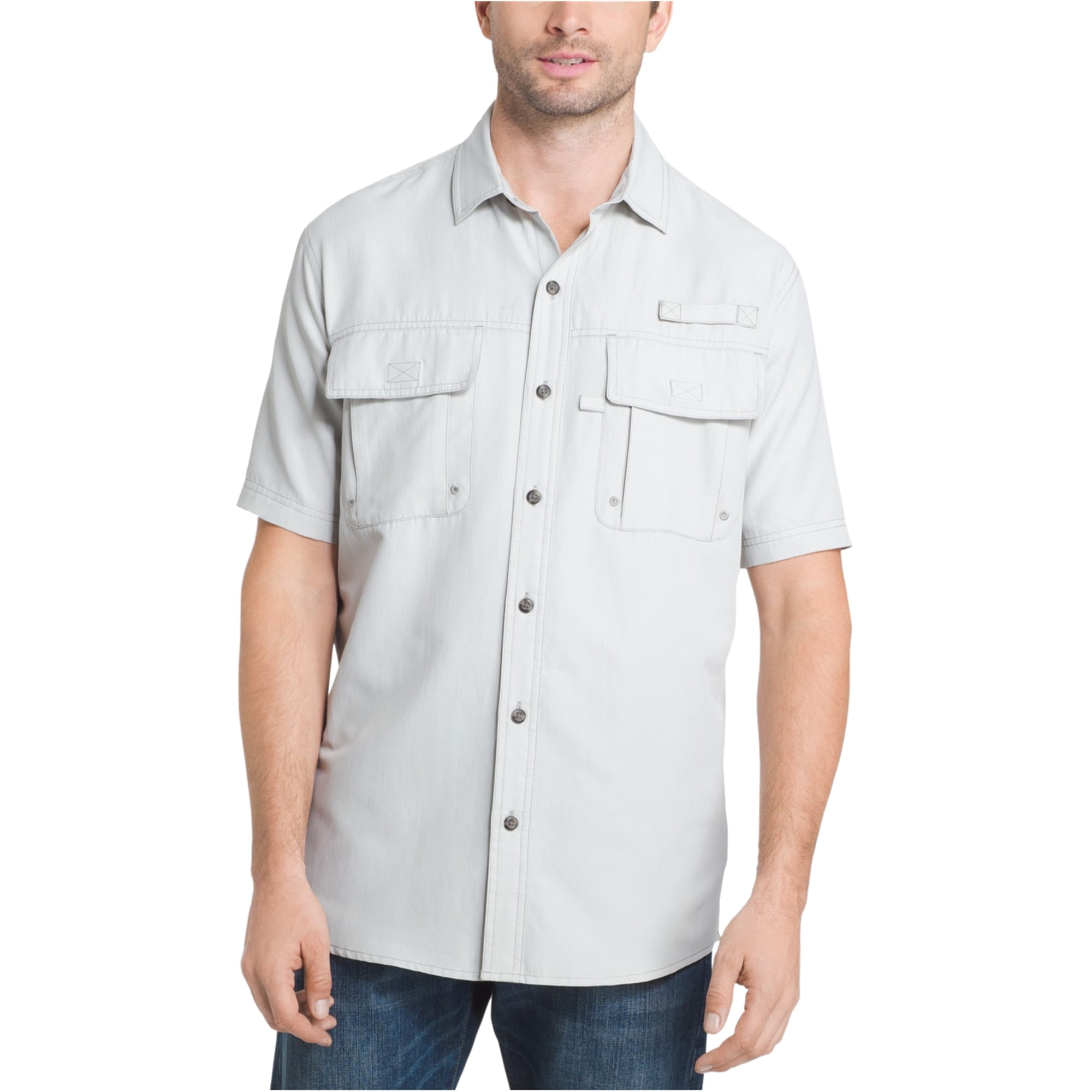 Mens Salt Cove Soft Short Sleeve Button Down Shirt G.H Bass & Co 
