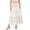 White*, variant on RUTAYY Women's Skirt High Waisted A-Line Flowy Ruffle Tiered Long Bottom Comfortable Breathable Trendy Vacation Long Skirt