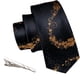 thumbnail image 5 of Corbata Barry.Wang Negra Dorada Floral 150 cm con Clip, 5 of 9