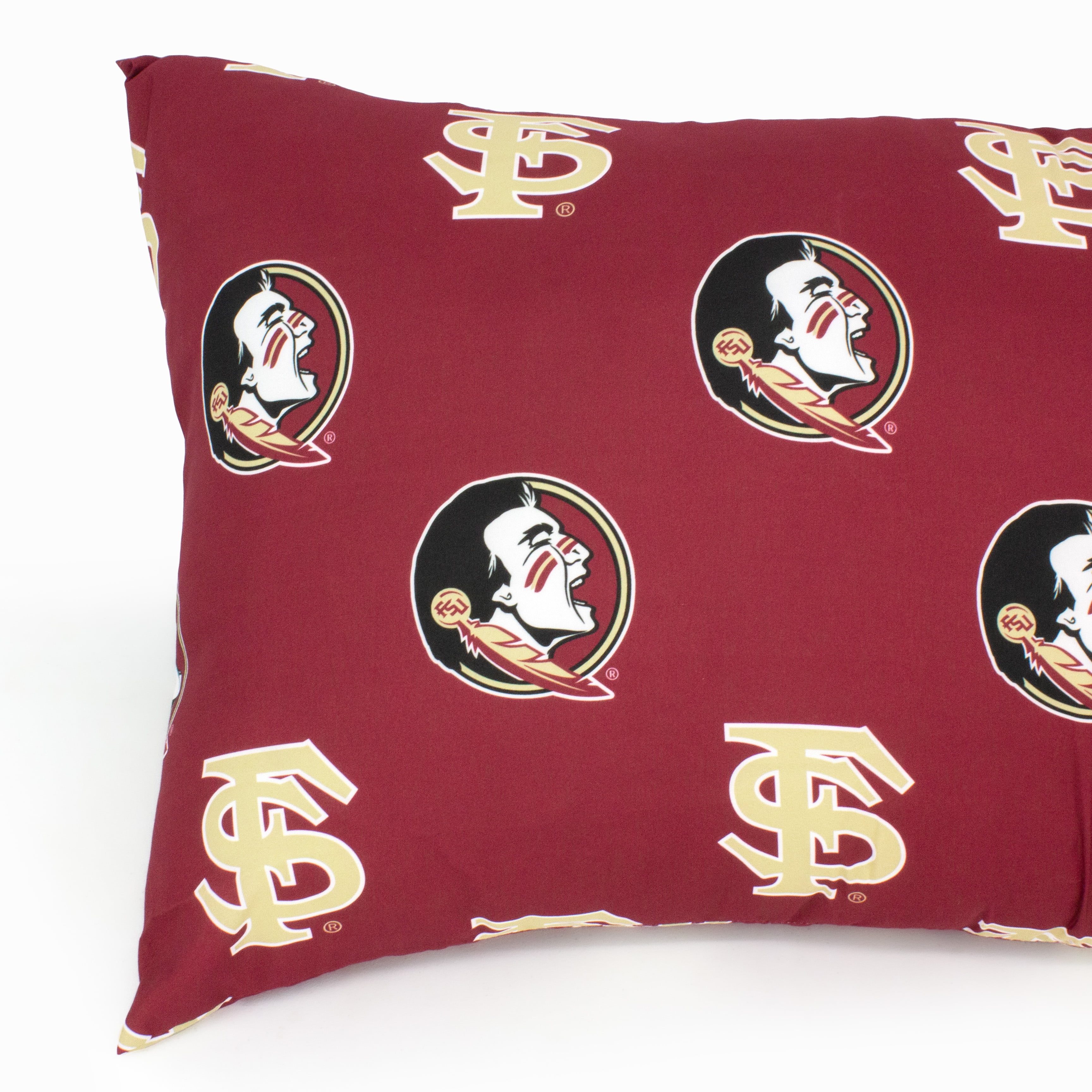 Florida State Seminoles Pillowcase Pair, Standard, 20" x 30" (2 Standard Pillowcases)