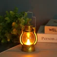 thumbnail image 2 of Retro Portable Lantern Vintage LED Light Christmas Decoration Halloween Electronic Candlestick Bar Atmosphere Layout Light, 2 of 6