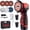 Red, variant on Cordless Angle Grinder Kit, 19,500 RPM Mini Handheld Grinder Tool with 2x 16.8V 2000mAh Batteries & 6 Discs, 3-Inch Cut-Off Grinder for Metal, Wood Cutting, Grey