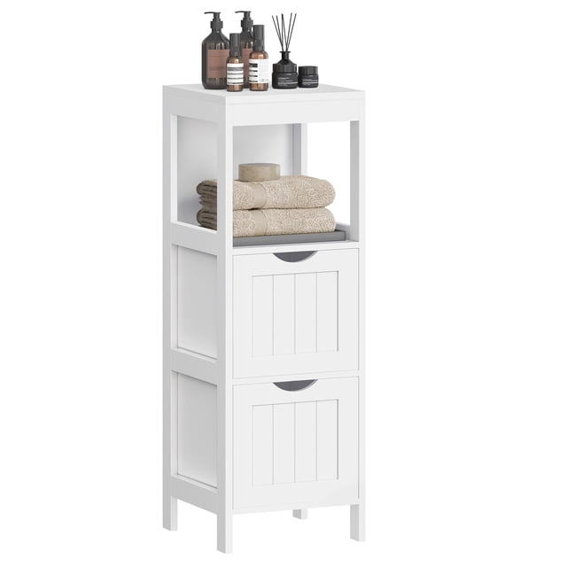 VASAGLE Gabinetes para Baño con Cajones Desmontables 2 Cajones