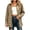 #P Coffee1, variant on PFRNLF Flannel Plaid Shirts for Women Casual Loose Fit Long Sleeve Button Down Tops