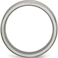 thumbnail image 2 of Titanium Grooved And Beaded 6mm Polished Band (Size 10.5) Made In United States tb129-10.5, 2 of 5