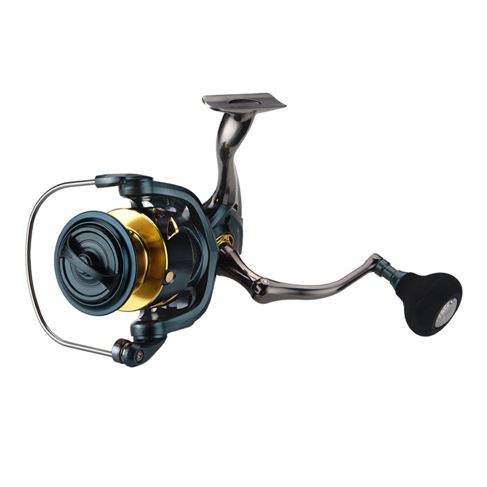 BIMZUC SA5000 5.2:1 Spinning Reel CNC Metal Arm Fishing Reel for Freshwater Saltwater 5.12 inches / 13 cm