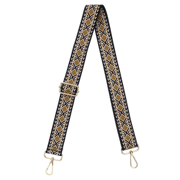 Uxcell Purse Strap Replacement, Stylish Crossbody Shoulder Strap(Beige, Gold Buckle)