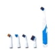 thumbnail image 1 of Monstrate Depurador de alfileres sónicos para el hogar, limpieza profunda sin esfuerzo, con 4 cabezales limpios, prácticos 4 cabezales de Suministros de limpieza para el hogar Blanco+Azul, 1 of 6