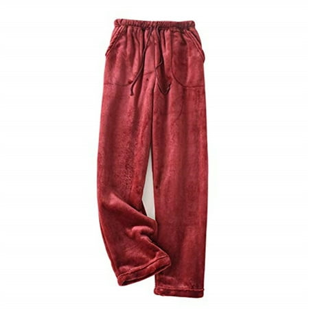 

Kiapeise Kiapeise Women s Flannel Fleece Pajama Pants Soft Plush Lounge Pants Coral Fleece Jogger Pants Drawstring Trousers Warm Winter Home Pants