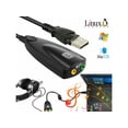 thumbnail image 2 of External 7.1 Channel USB Sound Card Mic Headphone Adapter Cable for PC Laptop, 2 of 7