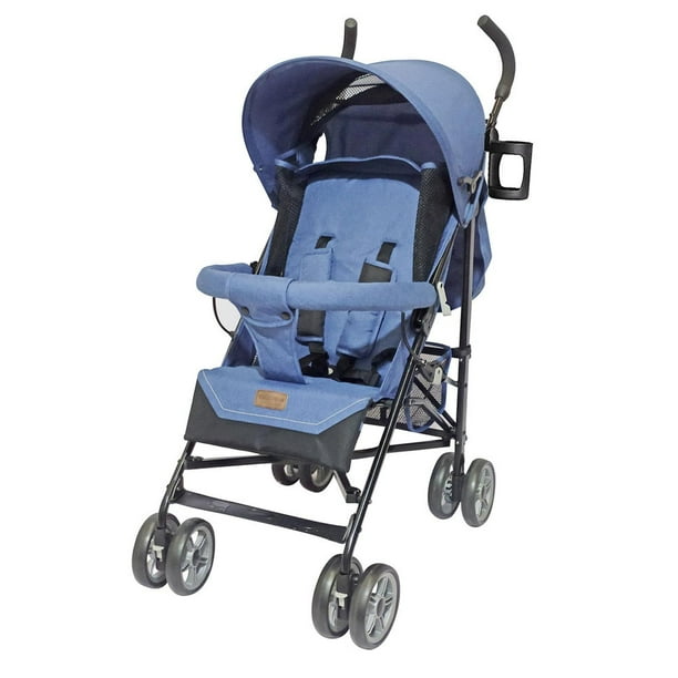 Carriola de bastón AEROSTAR Baby Buggy Azul 5 posiciones