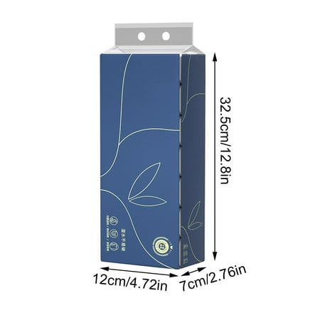 Bwiyojiz Home Garden & Tools Gadgets Kitchen Dining 14 Rolls of Toilet Paper 4-layer Wooden Paddles Household Hand Towels Affordable Packaging Gifts for Yourself Blue