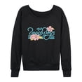 thumbnail image 2 of The Beach Boys - Surfin Usa Women's Lightweight French Terry Wide Neck Long Sleeve Graphic Shirt, 2 of 4