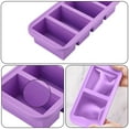 thumbnail image 3 of Moldes de silicona para congelador con tapas - Recipiente para preparar comidas fácilmente - Bandejas de silicona para congelador con tapa para alimentos, caldos y más, moldes de silicona para, 3 of 5