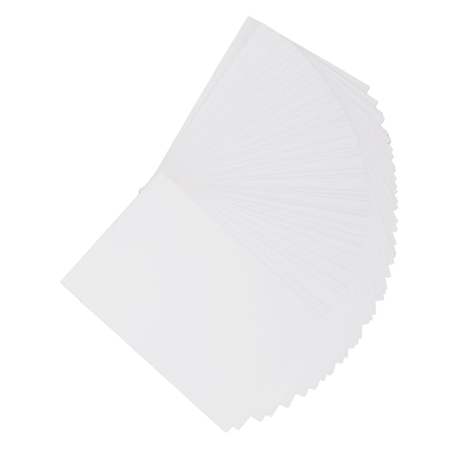 Card Stock Paper, 50Pcs White Cardstock Paper High Durability Strong Practicality For Scrapbooking ANGGREK 250