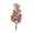 Hot Pink, variant on dajkiuy Artificial Topiary Trees with Ground Spike for Outdoor, Faux Summer Plants, for Outdoor Indoor Front Door Home Decor