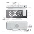 thumbnail image 3 of Reloj Despertador Led Proyector Y Pantalla Grande Blanco, 3 of 4