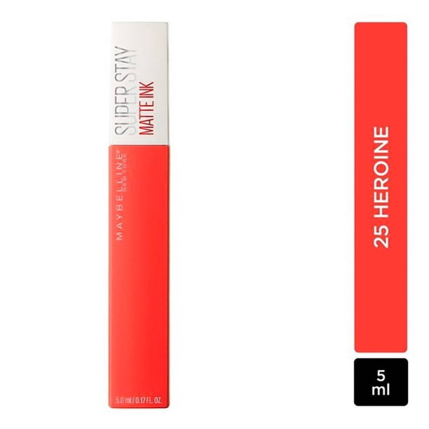 Labial líquido Maybelline Super Stay matte ink heroine cb 5 ml
