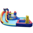thumbnail image 3 of CIPACHO 10 in 1 Giant Kids Water Park, Kids Inflatable Bouncer with Slide, Splash Pool, Water Gun, Basketball, Climbing Wall, Soccer and Blower, 3 of 7