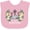 AD-Pink, variant on Inktastic It's My 1st Easter Crosses and Floral Design Boys or Girls Baby Bib