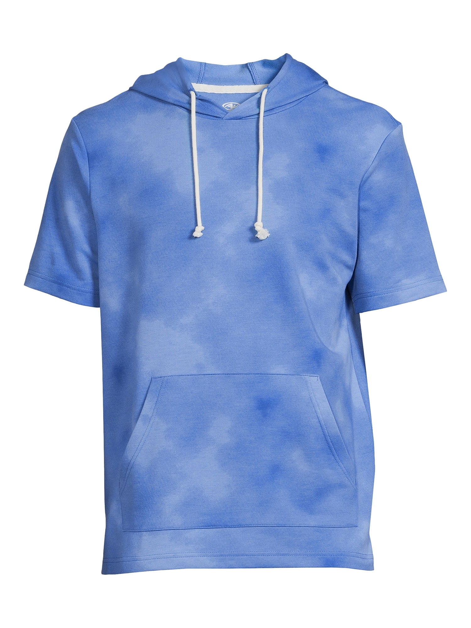 Athletic Works Men's French Terry Short Sleeve Hoodie - Walmart.com