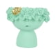 thumbnail image 2 of Jarrón de resina Zulema decoración del hogar portalápice Verde florero decorativo, 2 of 8